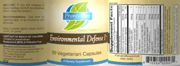 Label for Environmental Defense 1