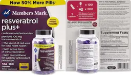 Label for Resveratrol Plus+