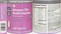 Label for Women 50+ Multivitamin