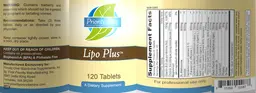 Label for Lipo Plus