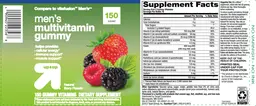 Label for Men's Multivitamin Gummy Natural Berry Flavors 