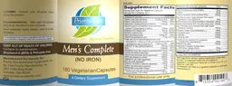 Label for Men's Complete (No Iron)