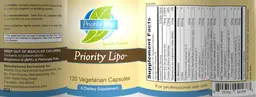 Label for Priority Lipo