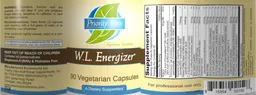 Label for W.L. Energizer