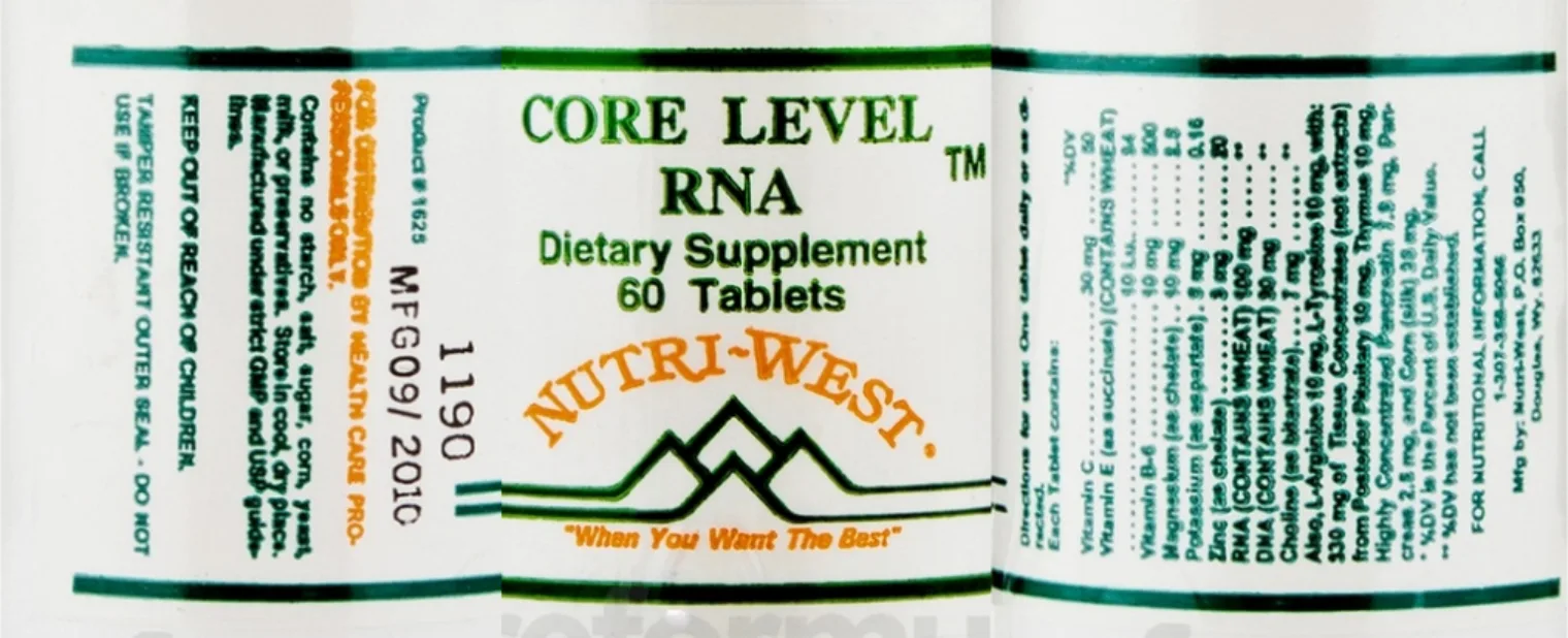 Label for Core Level RNA