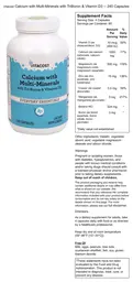 Label for Calcium with Multi-Minerals