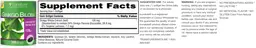 Label for Ginkgo Biloba 120 mg
