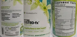 Label for Beyond Osteo-fx Tropical Vanilla
