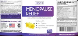Label for Menopause Relief