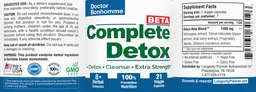 Label for Complete Detox Beta
