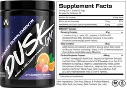 Label for Dusk Strawberry Orange