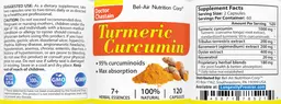 Label for Turmeric Curcumin