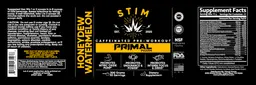 Label for STIM Honeydew Watermelon