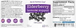 Label for Elderberry