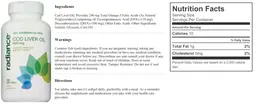 Label for Cod liver Oil 1000 mg