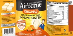 Label for Airborne Original Citrus