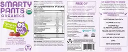 Label for Toddler Formula