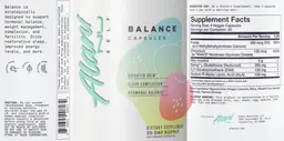 Label for Balance Capsules