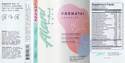 Label for Prenatal