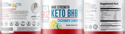 Label for Keto BHB Cucumber Lemon
