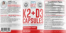 Label for K2+D3 Capsules