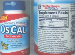 Label for Calcium+D3
