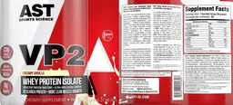 Label for VP2 Creamy Vanilla