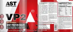 Label for VP2 Double Rich Chocolate