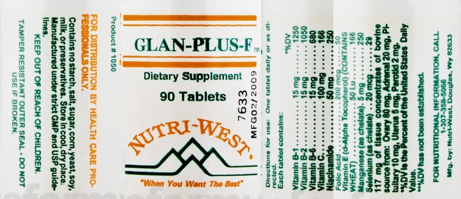 Label for Glan-Plus-F