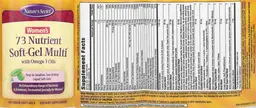Label for Women's 73 Nutrient Soft-Gel Multi