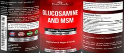 Label for Glucosamine and MSM