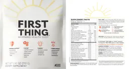 Label for First Thing