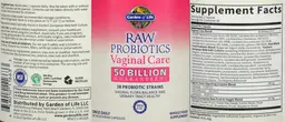Label for Vaginal Care