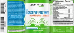 Label for Digestive Enzymes