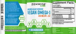 Label for Vegan Omega-3