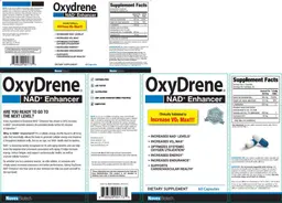 Label for OxyDrene NAD+ Enhancer