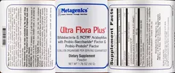 Label for Ultra Flora Plus