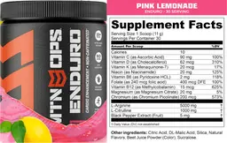 Label for Enduro Pink Lemonade