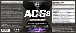 Label for ACG3 Supercharged+ Wild Grape