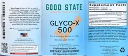 Label for Glyco-X 500