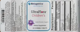 Label for UltraFlora Children's