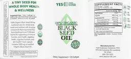 Label for Black Seed Oil