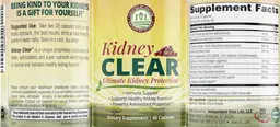 Label for Kidney Clear