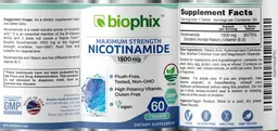 Label for Nicotinamide 1500 mg