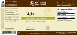 Label for Algin