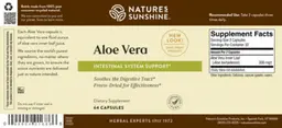 Label for Aloe Vera