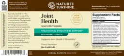 Label for Ayurvedic Joint Health
