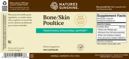 Label for Bone/Skin Poultice