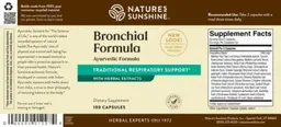 Label for Bronchial Formula