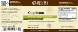 Label for Capsicum
